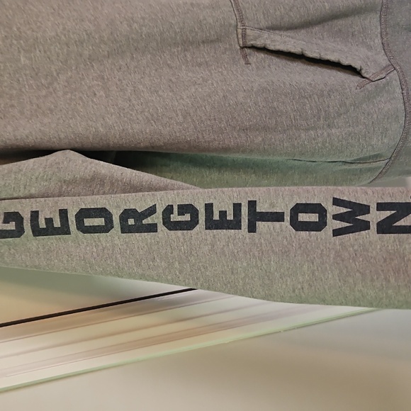Gray Georgetown Hoodie with Logo - Picture 3 of 5